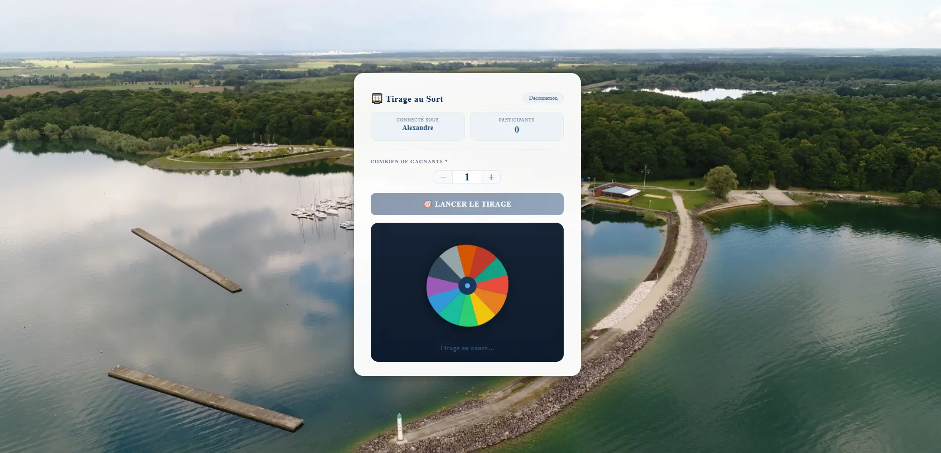 Formulaire tirage au sort sur mesure Reims Digital